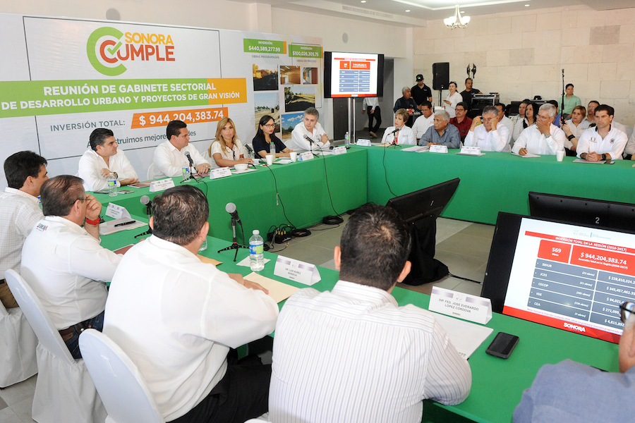 Preside Gobernadora Pavlovich traslado de poderes a San Luis Río Colorado