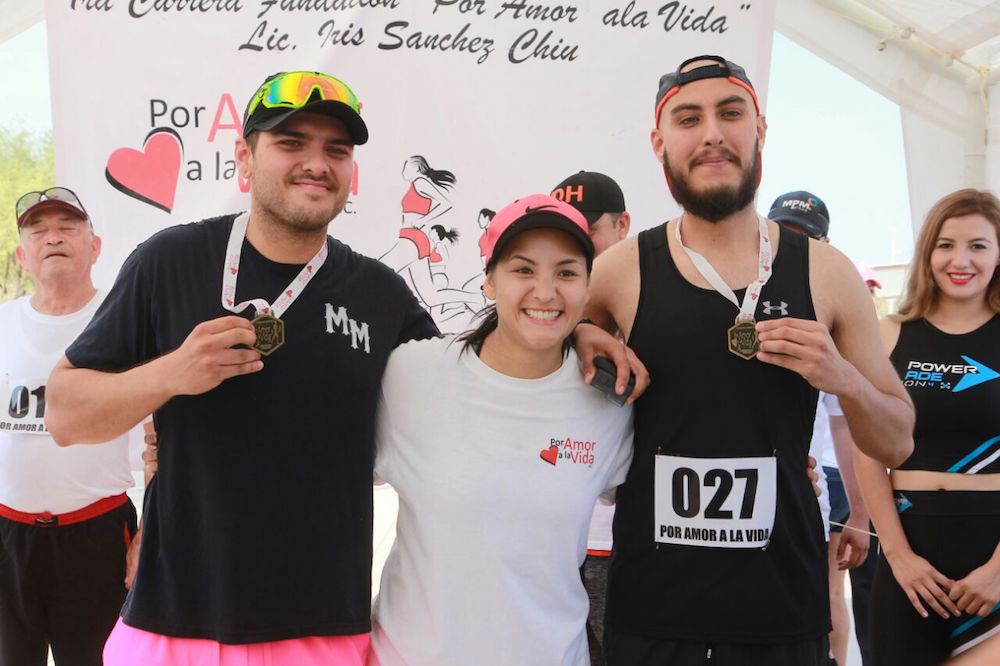 Destaca Iris Sánchez participación familiar en carrera «Por amor a la vida»