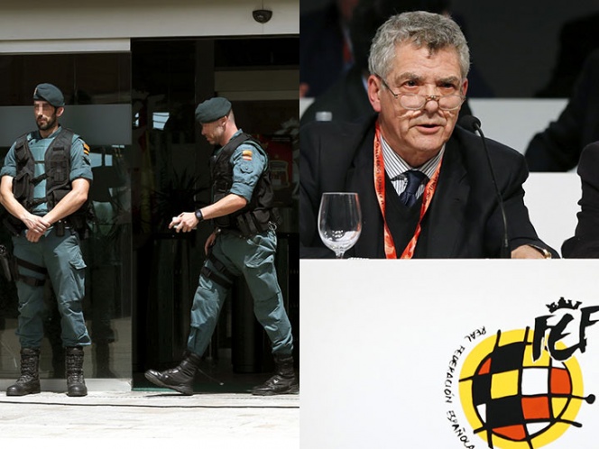 Detienen a presidente de Federación Española de Futbol