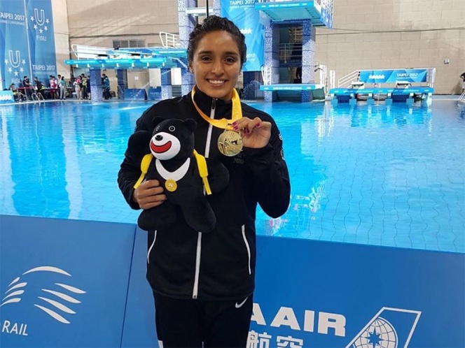 Arantxa Chávez consigue su tercer oro en Universiada