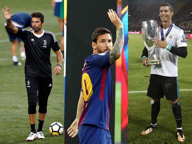 Buffon, Messi y Cristiano, candidatos a Mejor Jugador