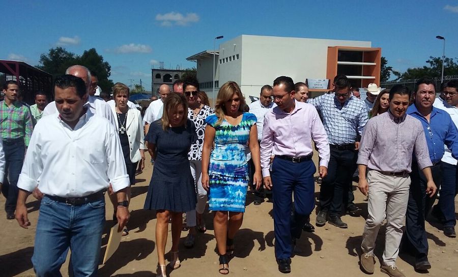Supervisa Gobernadora obra en escuelas afectadas por lluvias