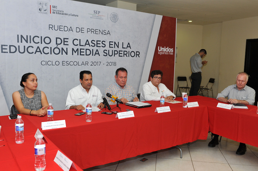 Inician clases escuelas de educación Media Superior próximo lunes: SEC