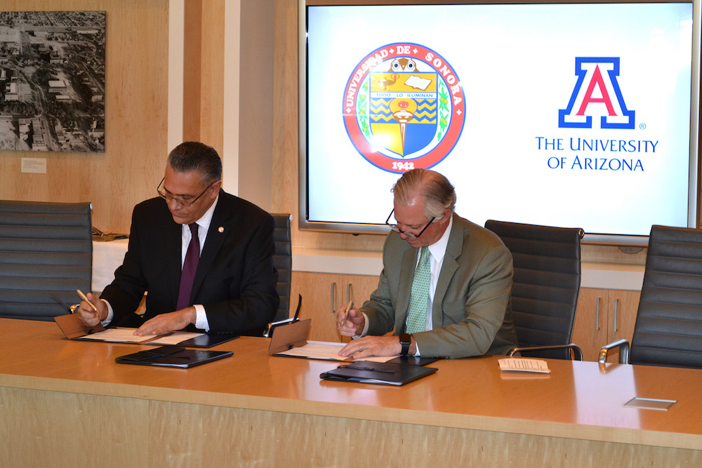 Fortalecen Unison y Universidad de Arizona intercambio en Derecho y Ciencias