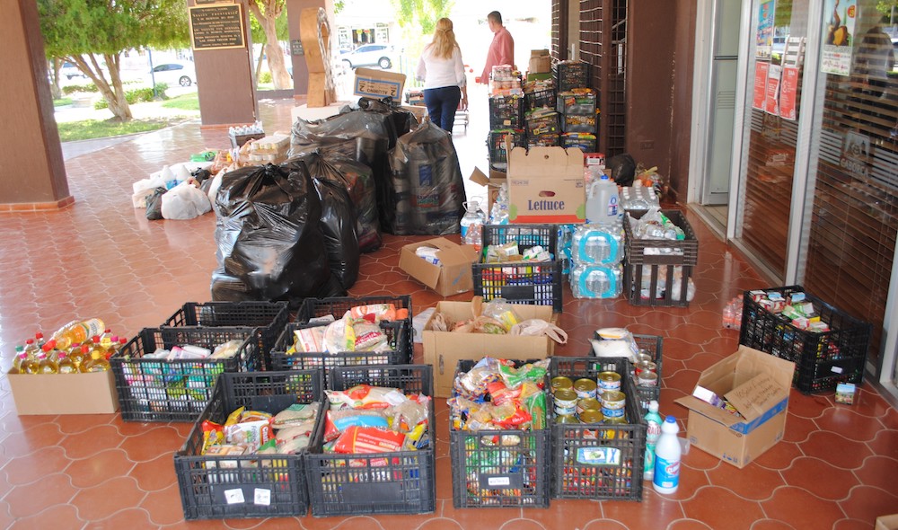 Envía Gobierno de Caborca 3 toneladas de alimentos a damnificados por sismo
