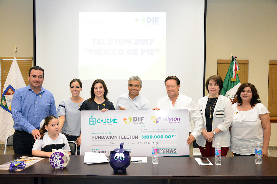 Se suma DIF Cajeme a campaña Teletón 2017 «México de pie» Se suma DIF Cajeme a campaña Teletón 2017 «México de pie»