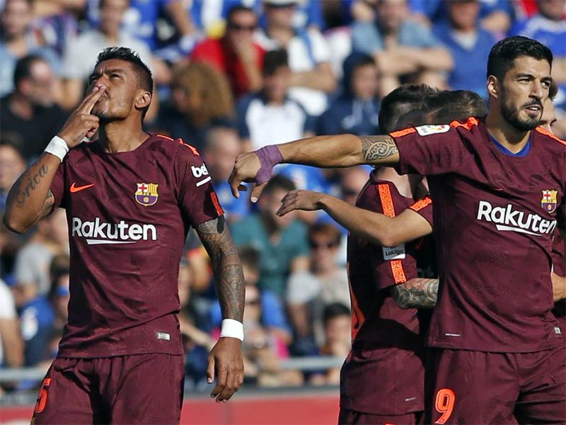Paulinho le da el triunfo al Barça sobre el Getafe