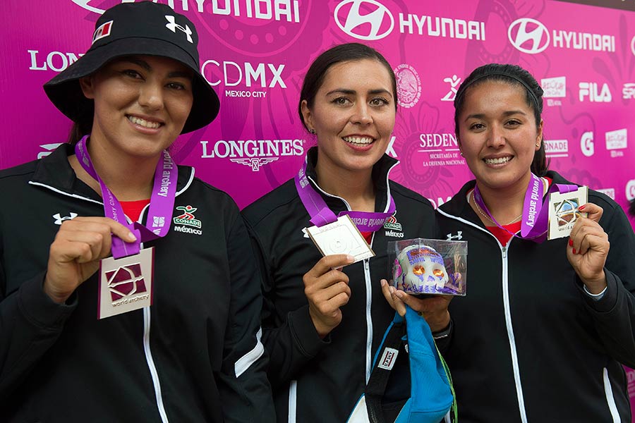 Mexicanas se quedan con la plata en el Mundial de Tiro con Arco