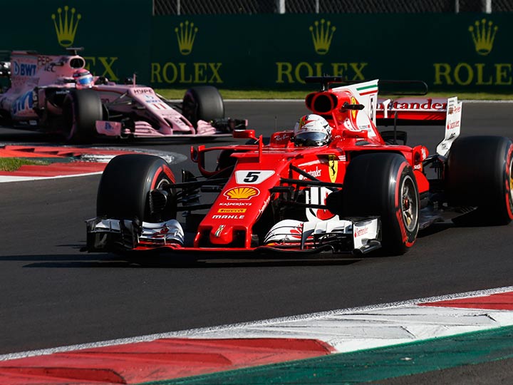 Vettel se luce para llevarse la ‘pole’ en México