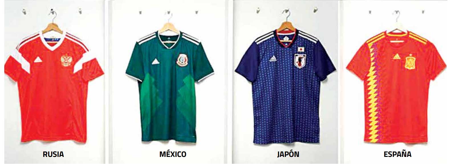 Dan a conocer las playeras que se usarán en la Copa del Mundo