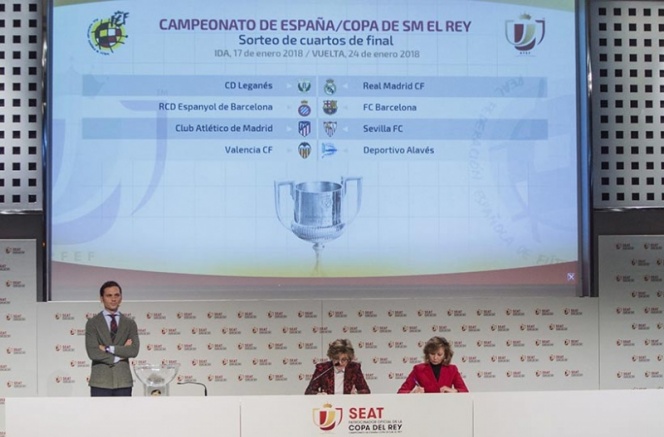 Real Madrid y Barcelona, conocen a sus rivales en Copa