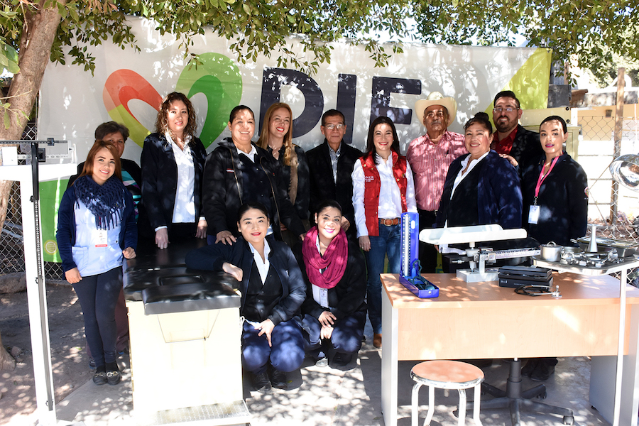 Entrega DIF Cajeme equipo médico al centro de salud rural de Pueblo Yaqui