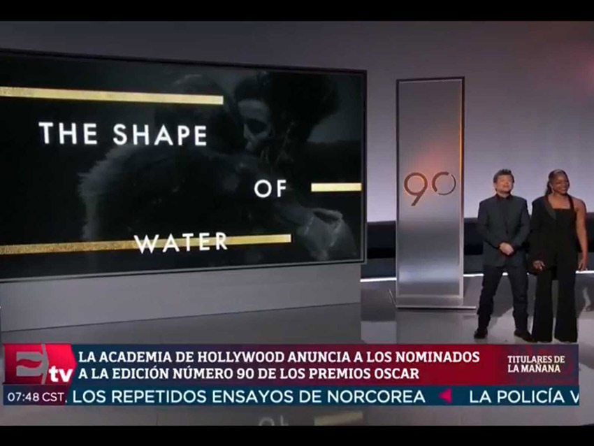 Del Toro con ‘La forma del agua’ va por 13 premios Oscar