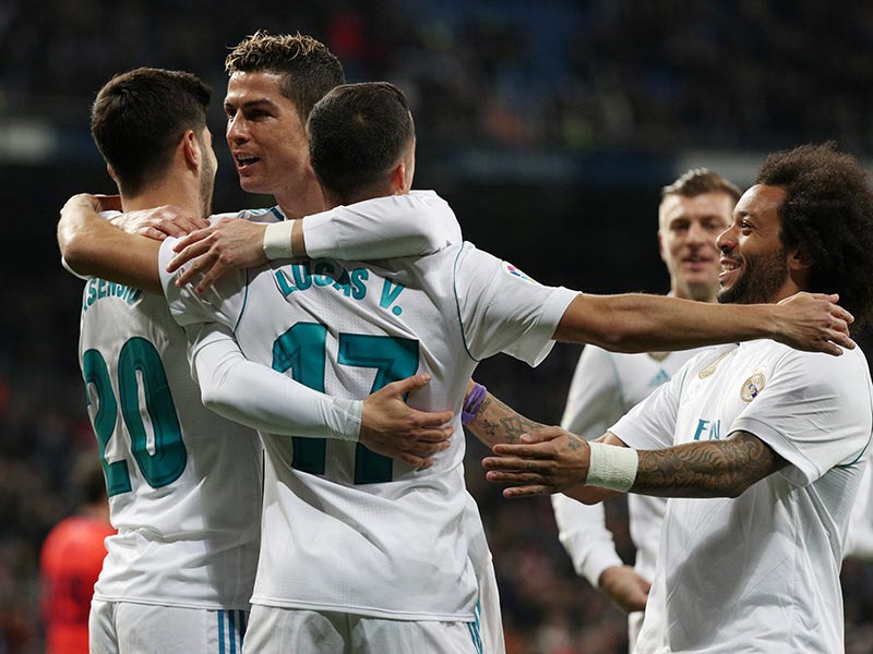 Con tres de Cristiano, el Madrid recobra moral