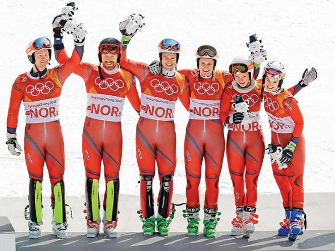 Noruega, con paso de gigante en Pyeongchang
