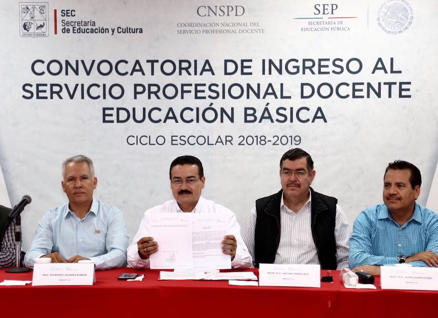 Presenta SEC convocatoria de ingreso al Servicio Profesional Docente en Educación Básica