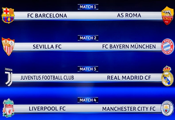 Real Madrid-Juventus, Barsa-Roma, duelazos en Champions