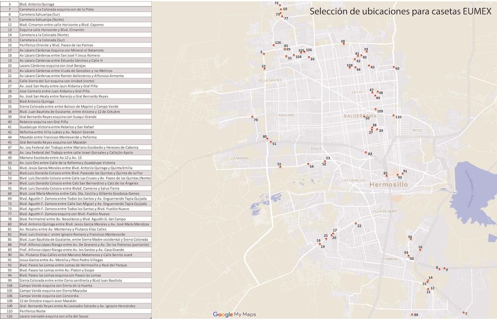 Define IMPLAN ubicación de nuevas casetas en paradas de camión