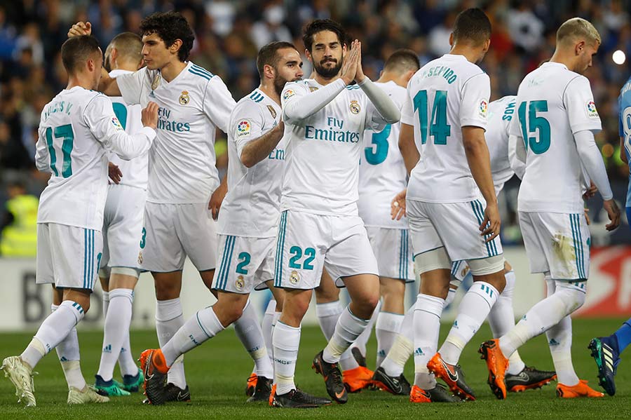 Isco guía triunfo del Real Madrid en Málaga