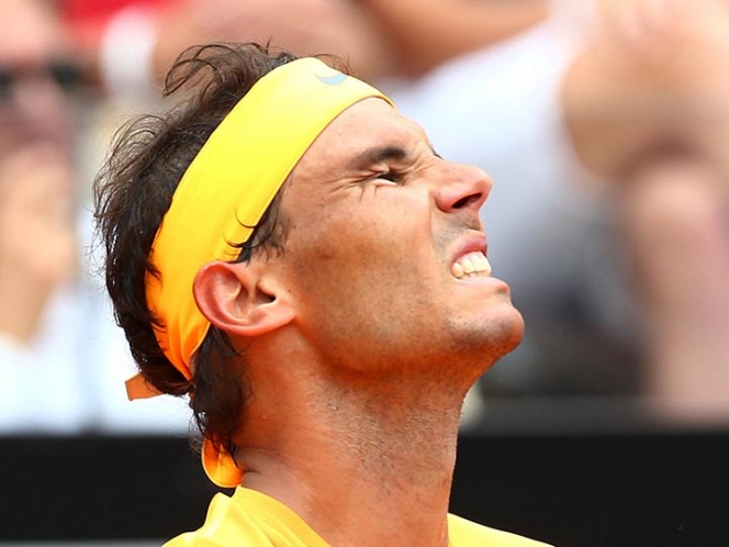 Nadal logra reponerse en Roma
