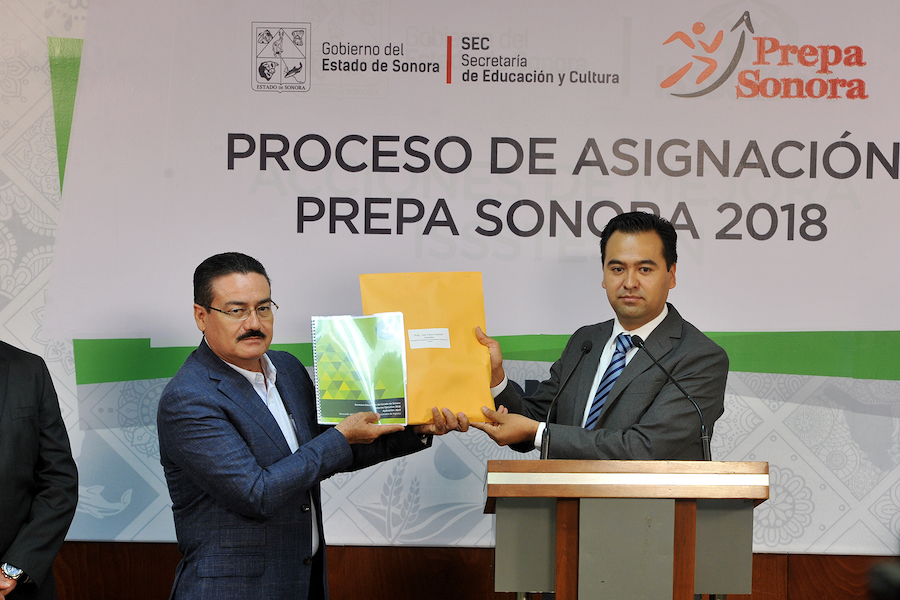 Presenta SEC resultados del proceso de ingreso Prepa Sonora 2018