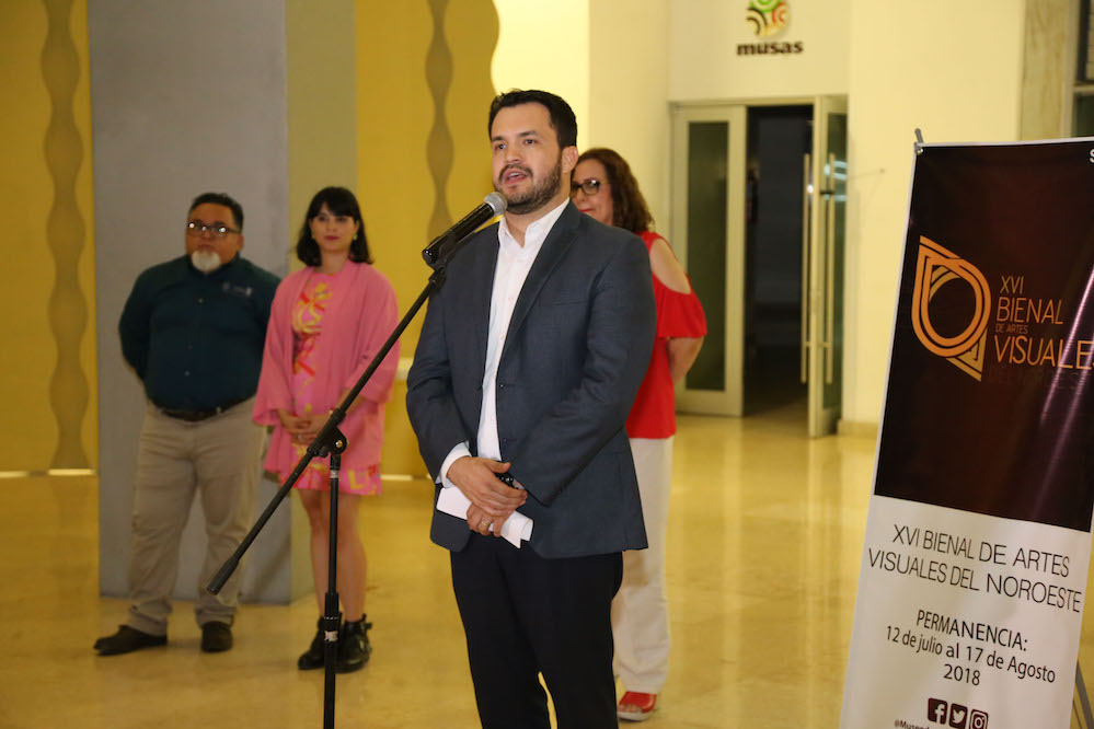 Inaugura Director del ISC XVI Bienal de Artes Visuales del Noroeste