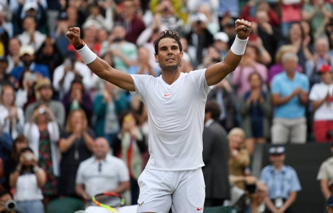 Nadal en semis tras épica victoria sobre Del Potro