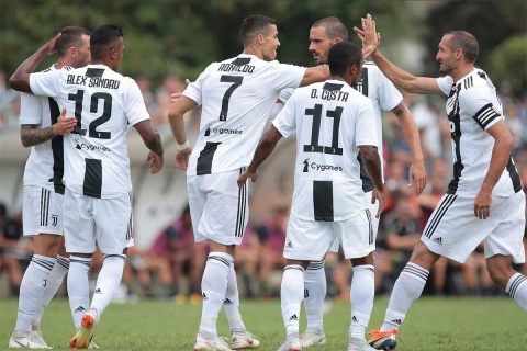 Cristiano anota su primer gol con la Juventus