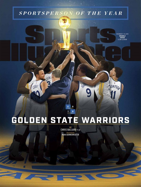 Condecoran a Golden State por sus tres títulos