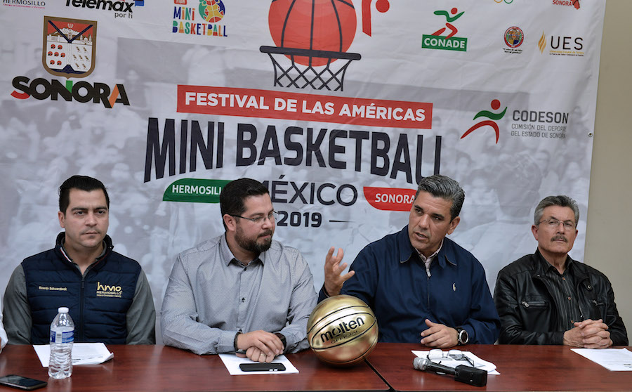 Sonora está listo para recibir el Festival y Congreso de las Américas de Mini Basquetbol
