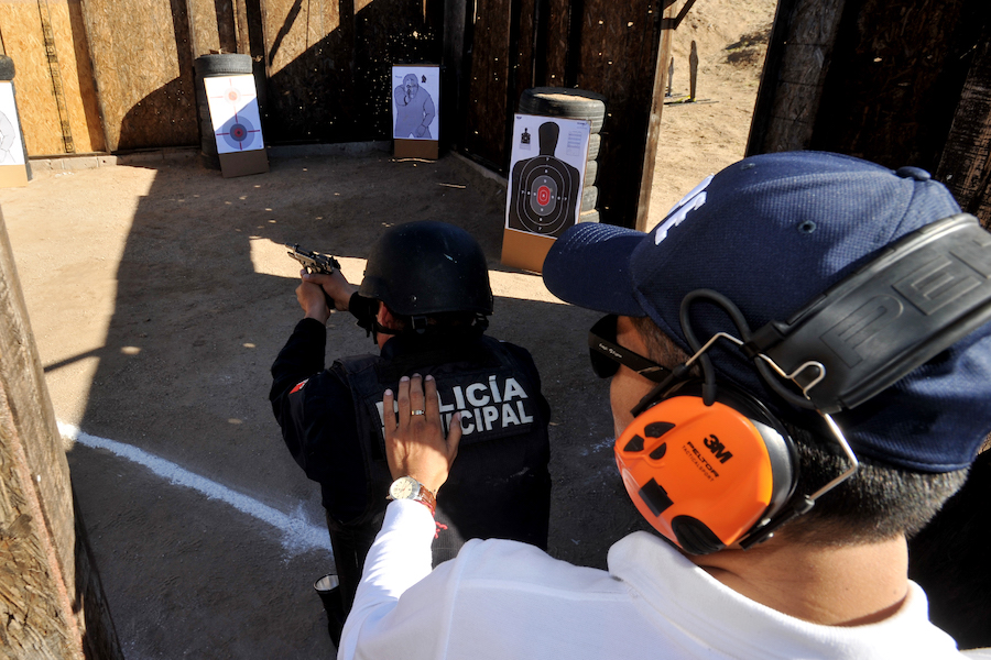Realizan en Isspe la Competencia Estatal de Tiro de Combate 2019