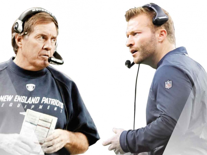Bill Belichick y Sean McVay, dos mentes maestras