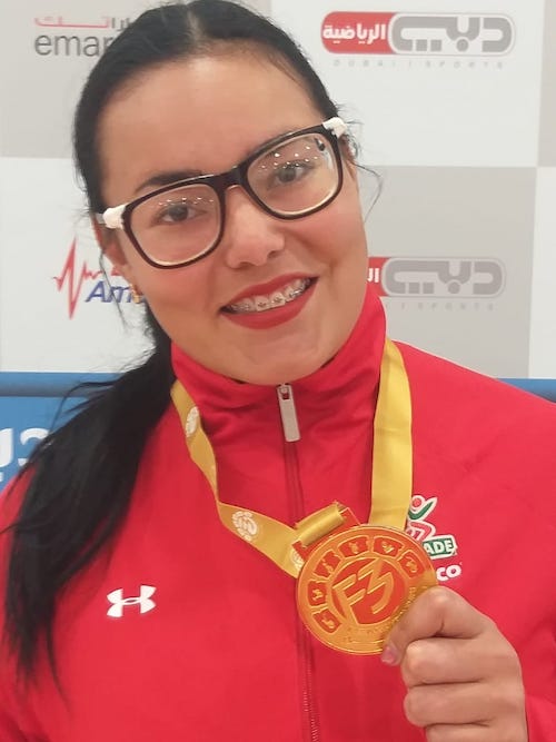 Logra Rebeca Valenzuela oro y récord de América en Grand Prix de Para- Atletismo