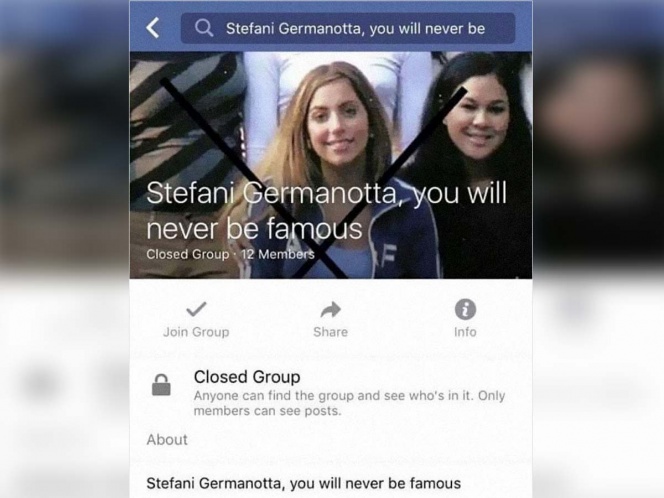 Compañeras de universidad de Gaga crearon grupo para hacerle ‘bullying’ Compañeras de universidad de Gaga crearon grupo para hacerle ‘bullying’