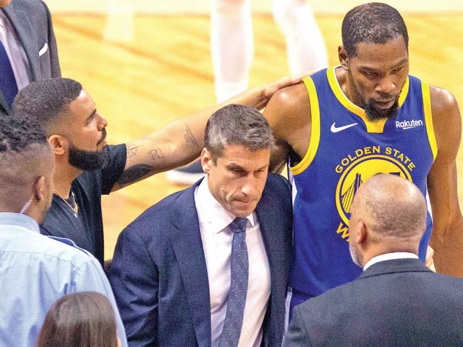 Warriors espera lo peor con la lesión de Durant