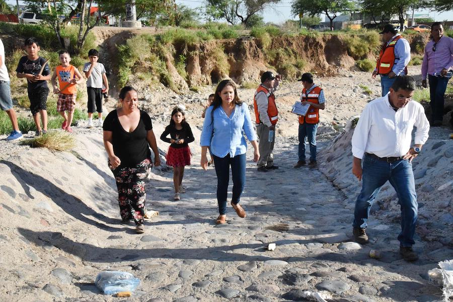Se coordina alcaldesa Celida López con vecinos de la Caridad