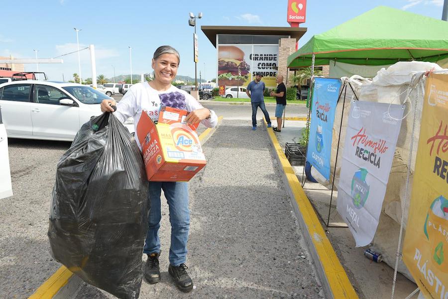 Captan hasta cuatro toneladas en reciclacentros
