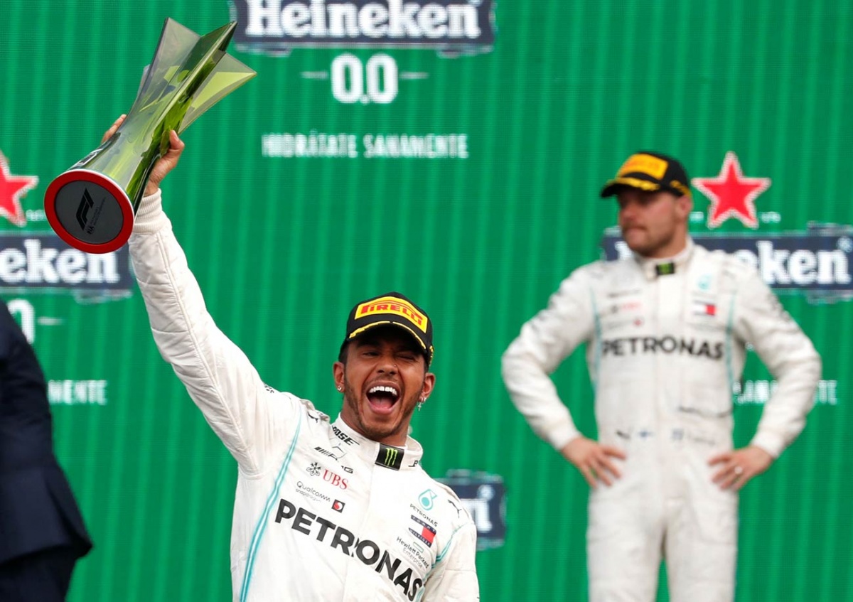 Hamilton conquista el Gran Premio de México
