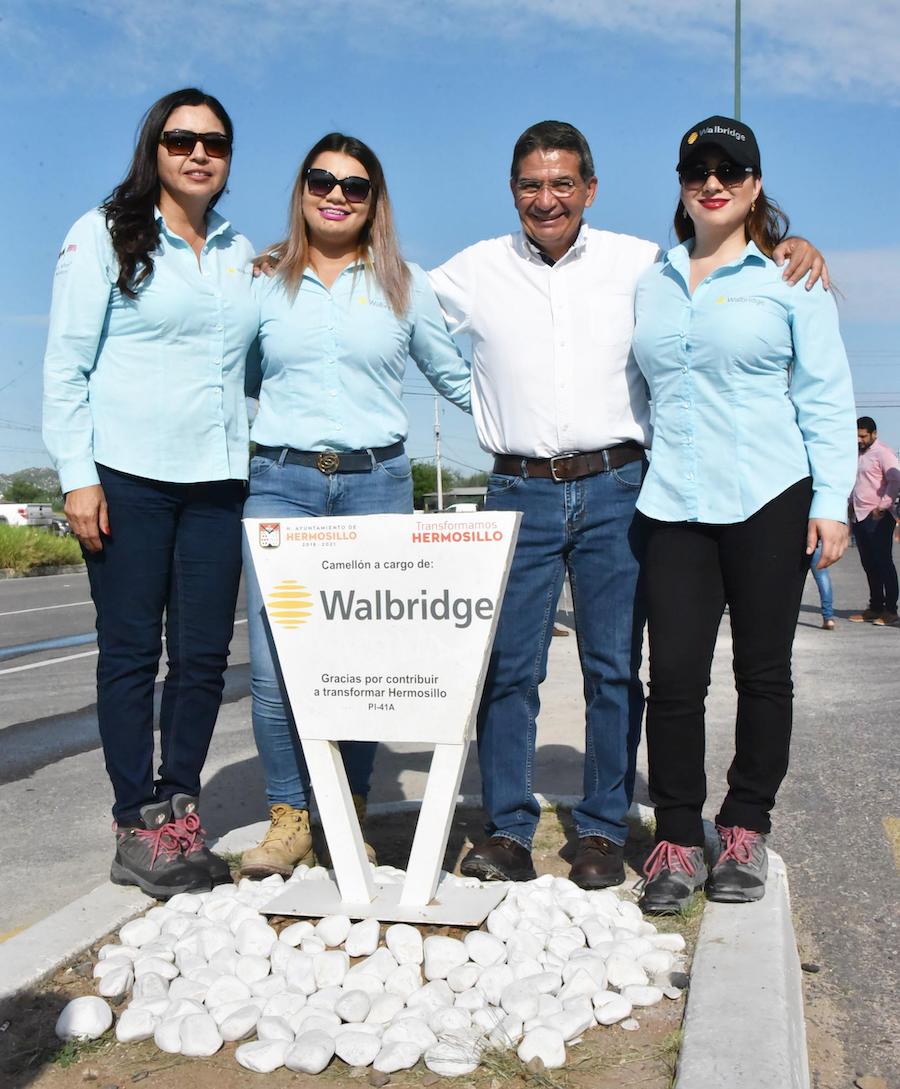 Transforman casi medio kilómetro de camellón