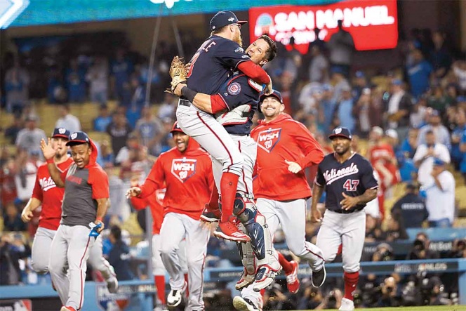 Nacionales pasan a la serie de campeonato