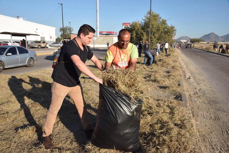 Transforma jornada de limpieza al bulevar Agustín Zamora