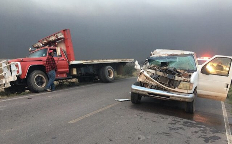 Una vez más jornaleros sufren accidente vial