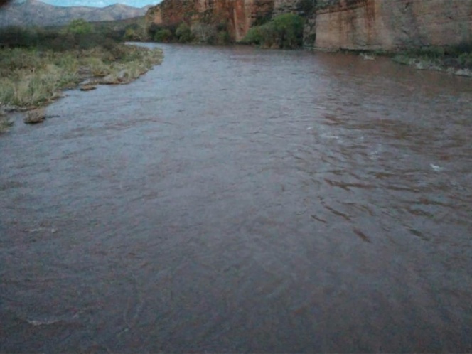 Lanzan alerta por crecida del río Bavispe Lanzan alerta por crecida del río Bavispe