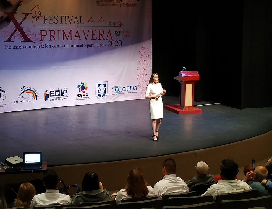 La discapacidad no es sinónimo de enfermedad ni de improductividad: Marla Bustamante Alonso