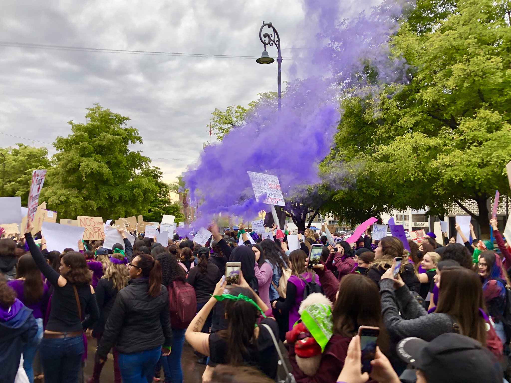 Hubo presuntos provocadores en la marcha feminista: David Anaya