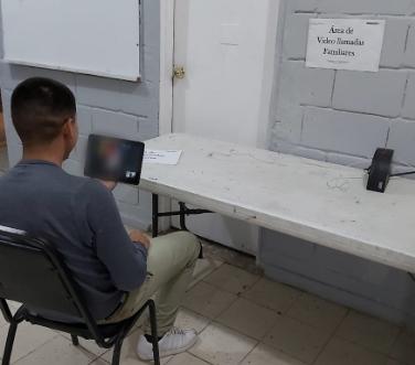 Utiliza Sonora videollamadas para enlazar a personas privadas de su libertad con sus familias