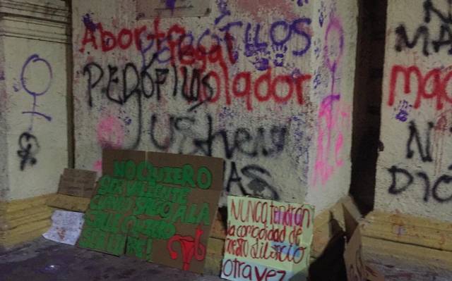 Realizan pintas en la Catedral de Hermosillo