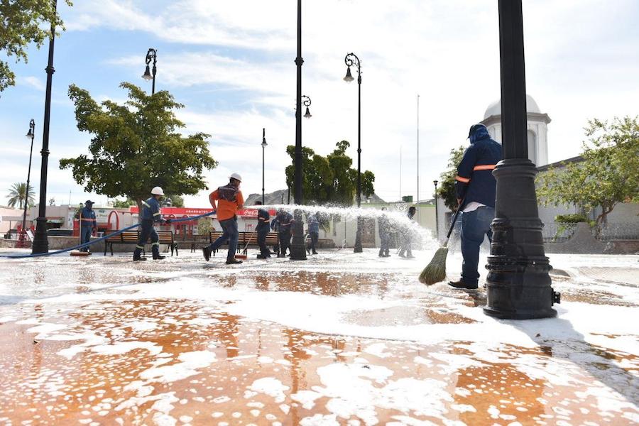 Continúan Ayuntamiento y sociedad civil de Hermosillo el saneamiento de espacios públicos