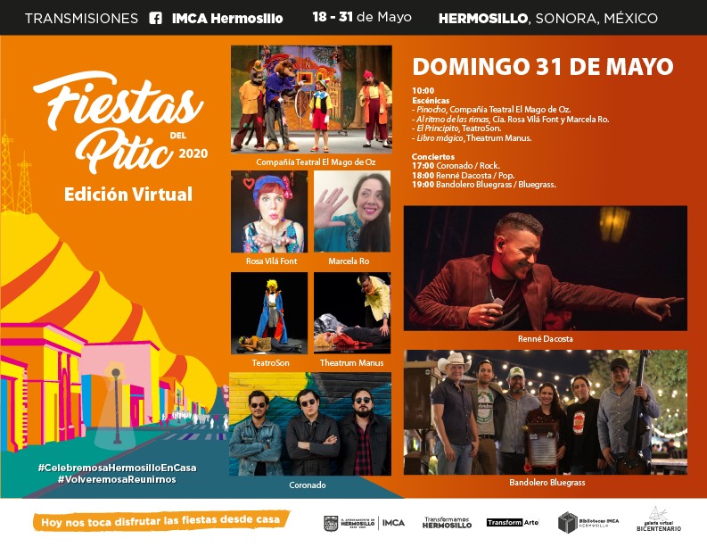 Concluyen Fiestas del Pitic 2020 virtuales este fin de semana