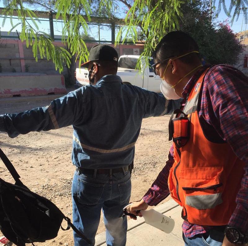 Refuerza Sindicato de Aguah medidas sanitarias en trabajadores